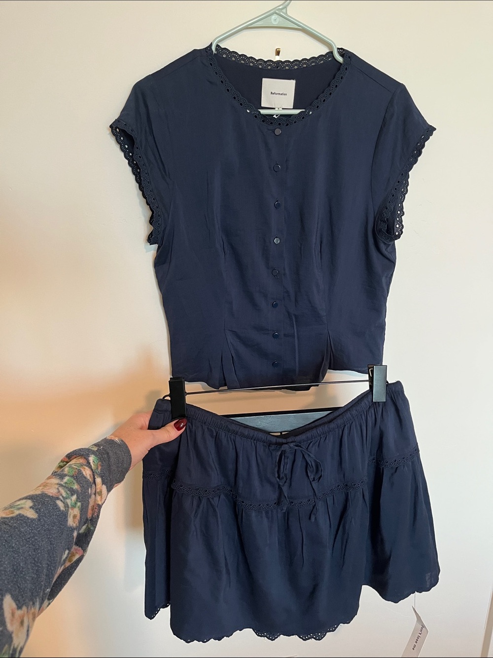 Reformation Valetta Two Piece - Navy - Picture 4 of 16